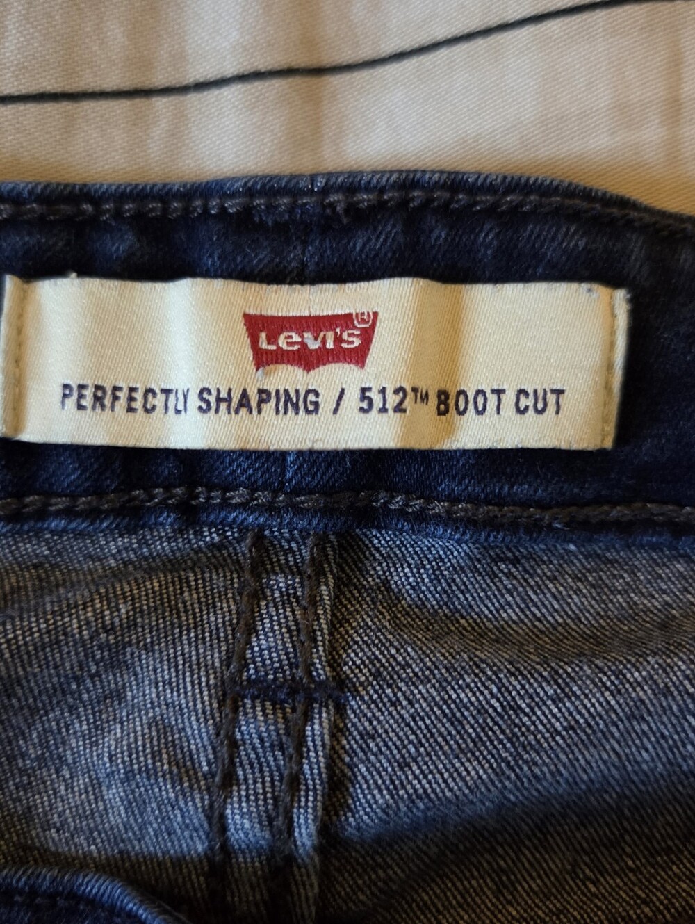 Levi's 512 Bootcut Women's Jeans in Dark Blue Size 22